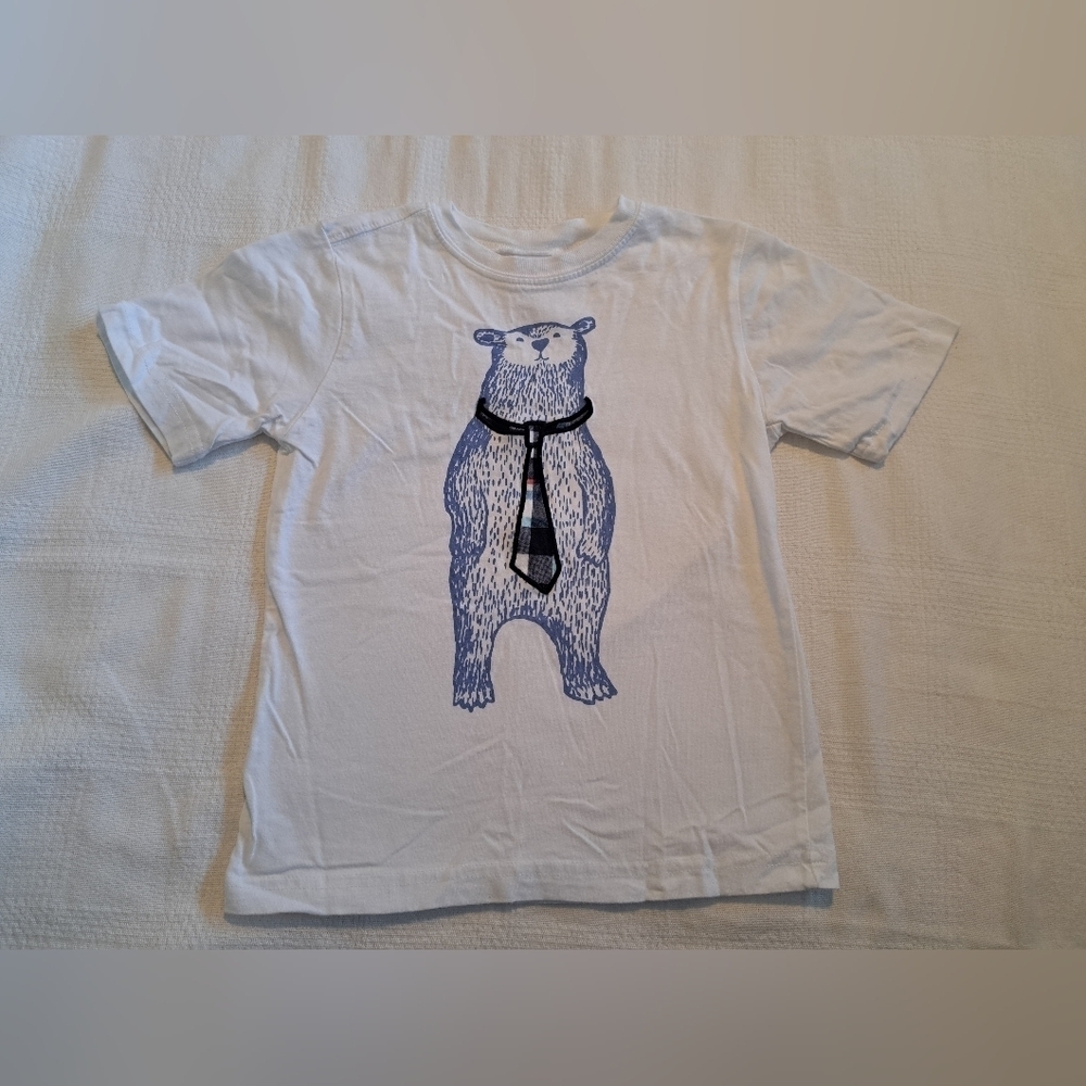 Gymboree Outlet boys size 4T short sleeve bear shirt VGUC